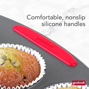 GoodCook MegaGrip 12-Cup Nonstick Muffin Pan with Grip