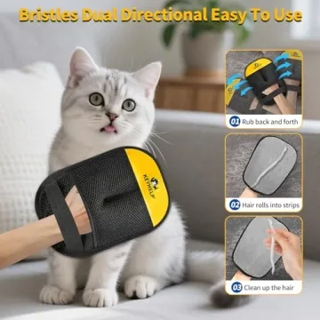 Ultimate Pet Hair Removal Glove for Dogs & Cats