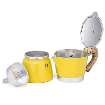 NARCE Stovetop Espresso Maker Moka Pot - Perfect Coffee Every Time