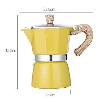 NARCE Stovetop Espresso Maker Moka Pot - Perfect Coffee Every Time