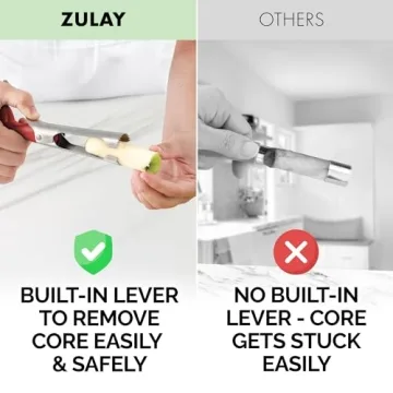 Zulay Kitchen Premium Apple Corer Tool 2 Pack