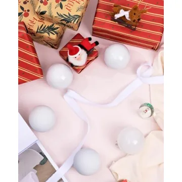 Shop DN DECONATION Stunning White Glass Christmas Ornaments