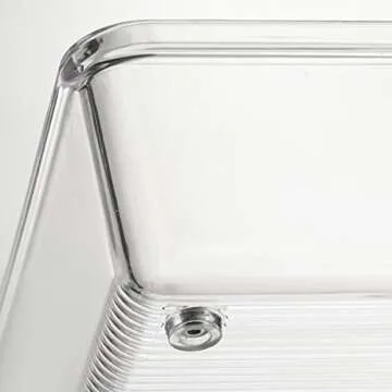 INTERDESIGN 52530 Linus Organizer, 3.2 by 12.8-Inch, Clear