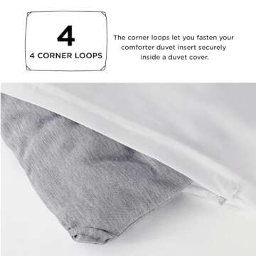 Bedsure Queen Comforter Set - Dark Grey Comforter Queen Size, Soft Bedding for All Seasons, Cationic Dyed Bedding Set, 3 Pieces, 1 Comforter (90"x90") and 2 Pillow Shams (20"x26"+2")