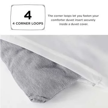 Bedsure Queen Comforter Set - Soft All-Season Elegance