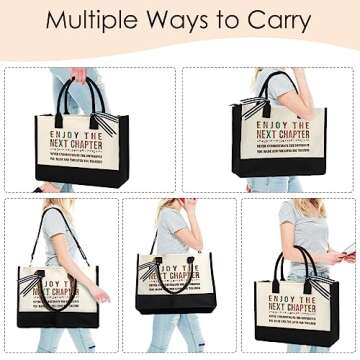Retirement Gifts - Enjoy the Next Chapter Tote Bag