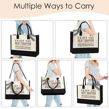 Retirement Gifts - Enjoy the Next Chapter Tote Bag