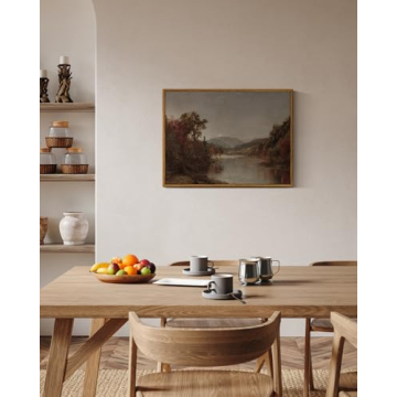 ARPEOTCY Vintage Canvas Wall Art in Tranquil Colors