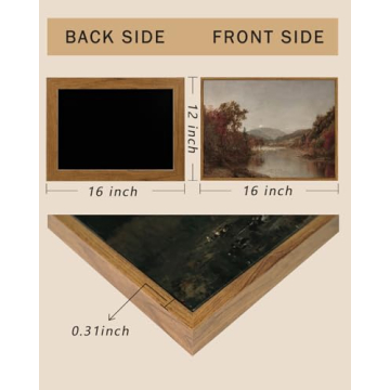 ARPEOTCY Vintage Canvas Wall Art in Tranquil Colors
