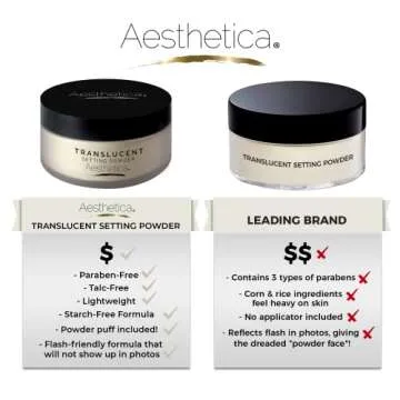 Aesthetica Translucent Setting Powder for Natural Glow