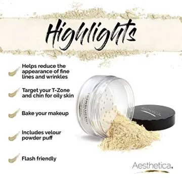 Aesthetica Translucent Setting Powder for Natural Glow