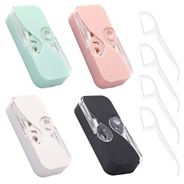 Portable Floss Dispenser for Easy Oral Hygiene On-The-Go