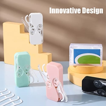 Portable Floss Dispenser for Easy Oral Hygiene On-The-Go