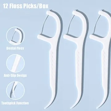Portable Floss Dispenser for Easy Oral Hygiene On-The-Go