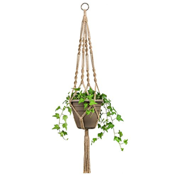 Stylish Mkono Macrame Plant Hangers for Indoor Outdoor Use