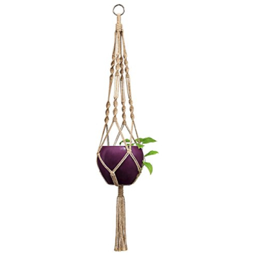 Stylish Mkono Macrame Plant Hangers for Indoor Outdoor Use