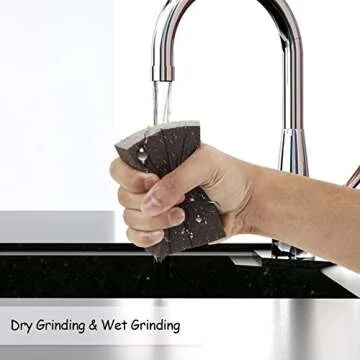 24 Pack Sanding Sponge Blocks Wet and Dry Sanding Block Coarse Medium Fine Superfine 4 Different Specifications, Washable and Reusable Sand Sponge Kit for Drywall, Metal, Wood