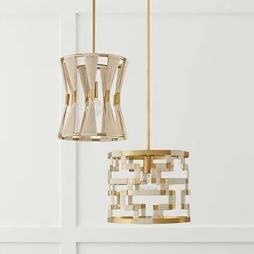 Bianca Hand-Wrapped Pendant Light - Modern Luxe, 1-Light