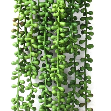 HANDIC 3pack Artificial String of Pearls Faux Succulents