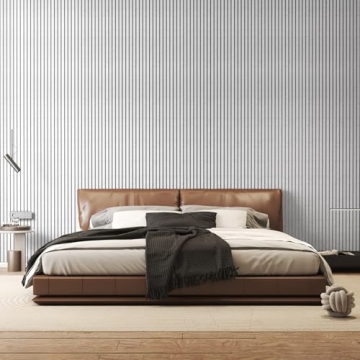 TONOR 8 Pack Large Acoustic Panels,48" X 24" X 0.35" Acoustical Wall Panel, Self-Adhesive Sound Proof Panels, Decorative Soundproof Wall Panels for Echo Absorption for Home Studio Office, Grey