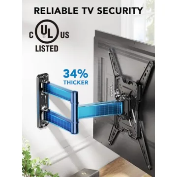 Pipishell Full Motion TV Wall Mount Swivel Tilt Extend