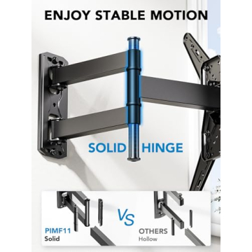 Pipishell Full Motion TV Wall Mount Swivel Tilt Extend
