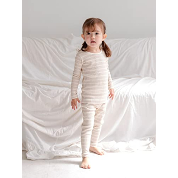AVAUMA Cute Toddler Cotton Pajamas 6M-7T Sleepwear