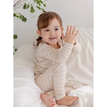 AVAUMA Cute Toddler Cotton Pajamas 6M-7T Sleepwear
