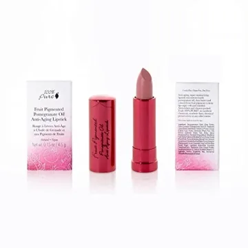 Vibrant Vegan Pomegranate Oil Lipstick in Foxglove Color