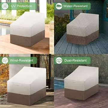 Heavy Duty Patio Chair Covers Waterproof Protection