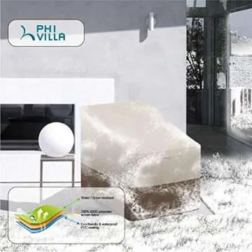 Heavy Duty Patio Chair Covers Waterproof Protection