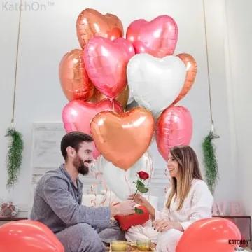 KatchOn Heart Balloons for Valentine's and Galentine's Day
