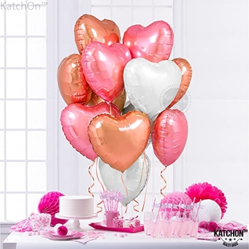 KatchOn Heart Balloons for Valentine's and Galentine's Day