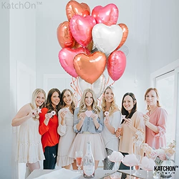 KatchOn Heart Balloons for Valentine's and Galentine's Day