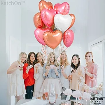 KatchOn Heart Balloons for Valentine's and Galentine's Day