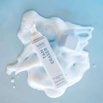 Minetan Self Tan Eraser Foam | Tanning Removal Foam - Prep & Prime the Skin for an Even, Smooth, Clean Finish, 5 Minute Application, Fake Spray Tan Remover Mousse, Face & Body, Vegan, 6.7 Fl Oz