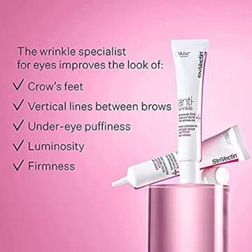 StriVectin Power Starters Anti-Wrinkle Trio for Youthful, Healthy-Looking Skin, Face and Around the Eyes, Full-Size Routine