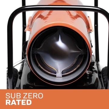 175K BTU Portable Salamander Heater with Thermostat Multi-Fuel