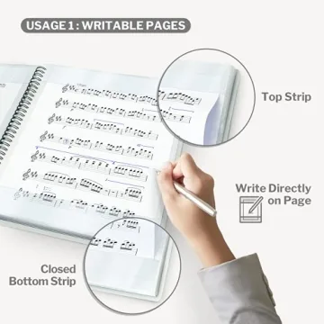 CRANBURY 9x12 Sheet Music Binder for Musicians