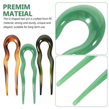 Minkissy Hair Clip Set of 3 French Hair Pins