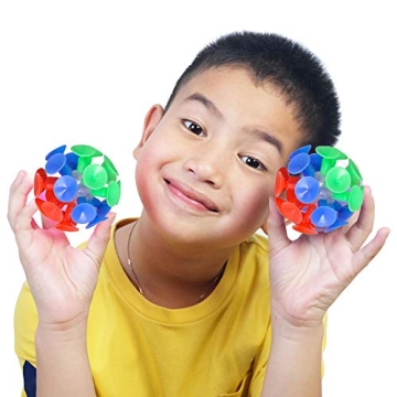 ArtCreativity Suction Ball Toys for Kids Set of 12
