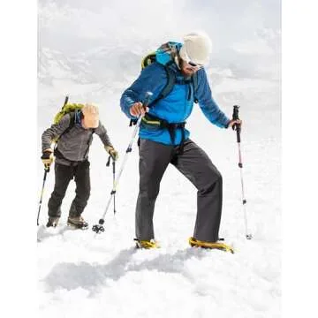 FREE SOLDIER Men's Fleece Lined Outdoor Cargo Hiking Pants Water Repellent Softshell Snow Ski Pants with Zipper Pockets (Black 36W x 32L)