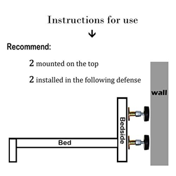 Krisler Adjustable Anti-Shake Tool for Beds and Headboards