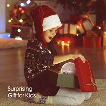 Night Light Projector Christmas Gift for Kids, Kids Toys for Girls Boys, Star Moon & Ocean Projection for 2-10 Year Old Girls, Lullaby Songs, Toddler Toys,Adjustable 360-Degree Rotation,Octopus Decor