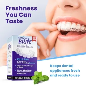 Retainer Brite – 192 FDA Registered Cleaning Tablets