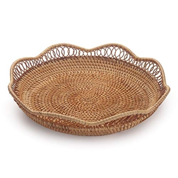 Rattan Fruit Basket for Serving Bread and Fruits