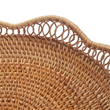 Rattan Fruit Basket for Serving Bread and Fruits