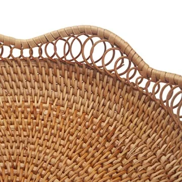 Rattan Fruit Basket for Serving Bread and Fruits