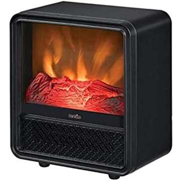 duraflame® Portable Electric Fireplace Personal Cube Space Heater
