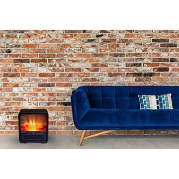 duraflame® Portable Electric Fireplace Personal Cube Space Heater